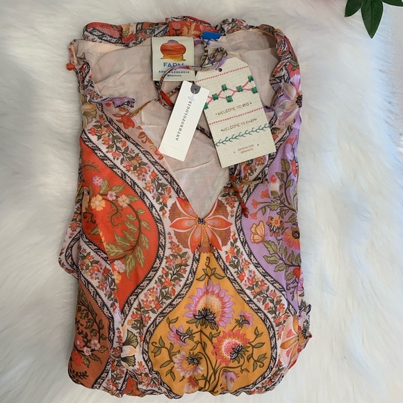Anthropologie farm rio mosaic maxi dress - Picture 10 of 11